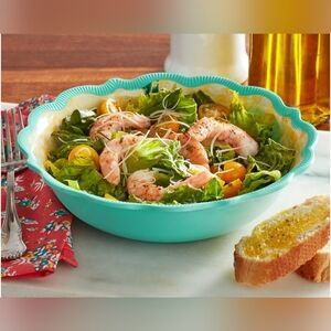 The PIONEER WOMAN Delaney Melamine Bowl - teal